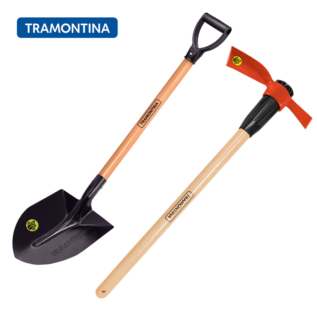 Kit Pá de Bico e Picareta Chibanca de Aço Tramontina - Home & Living