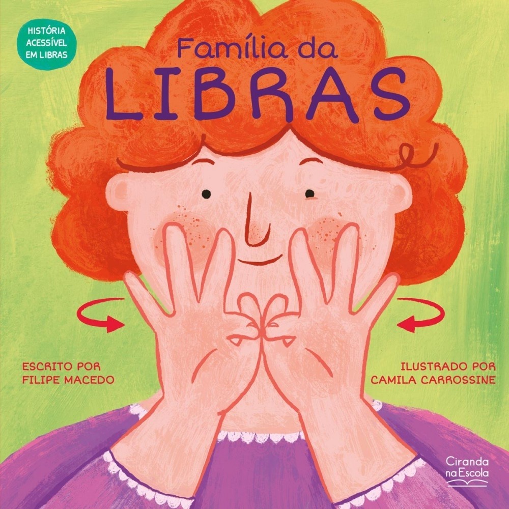 Livro Literatura infantil Família da Libras