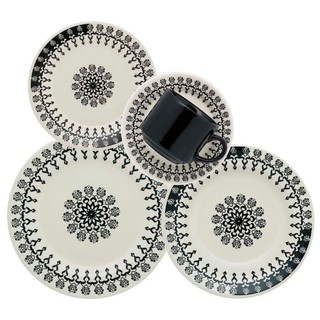 Aparelho De Jantar 30 Peças Folk Oxford em Oferta na Shopee