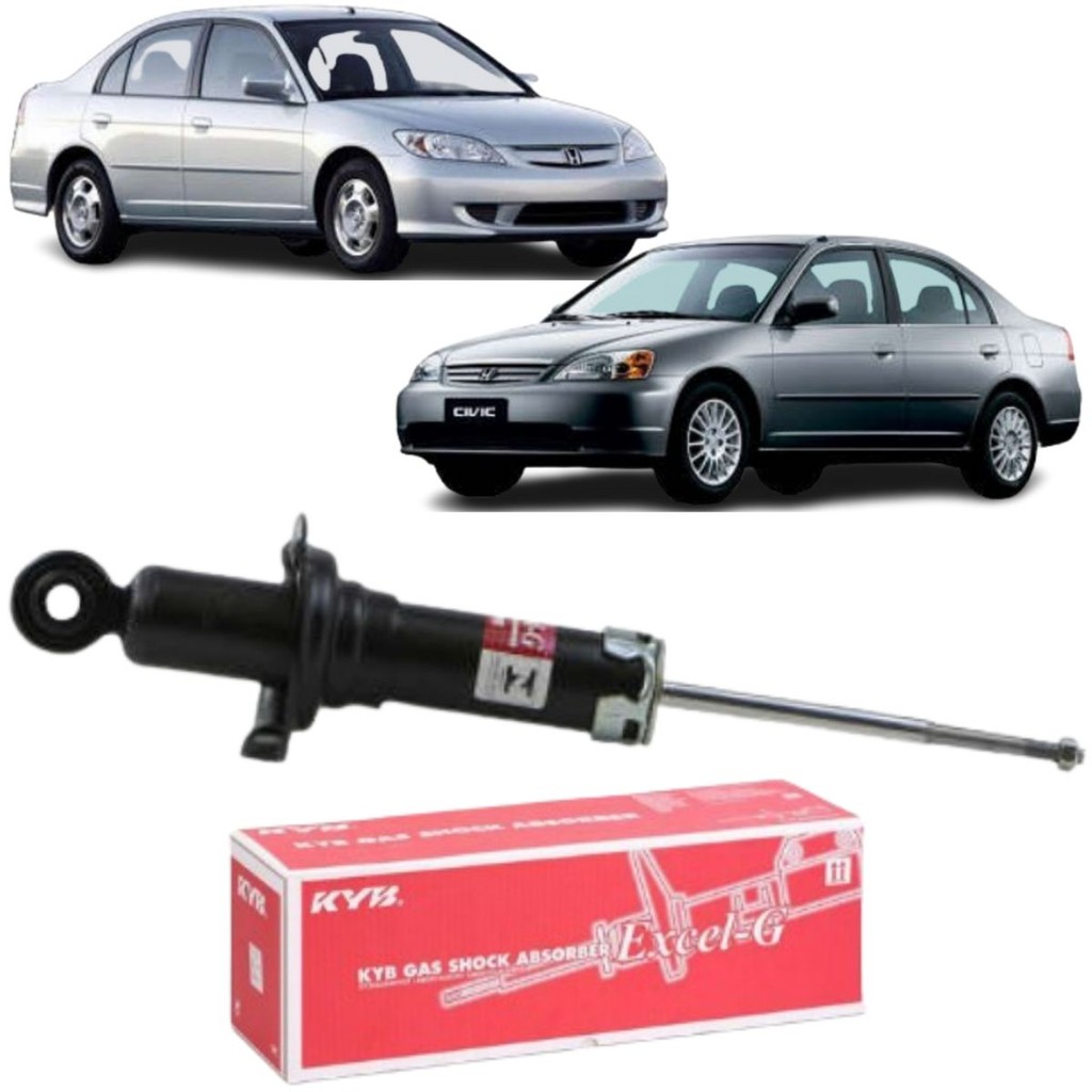 Amortecedor Kayaba Traseiro Honda Civic G7 2001 2002 2003 2004 2005 em Oferta na Shopee