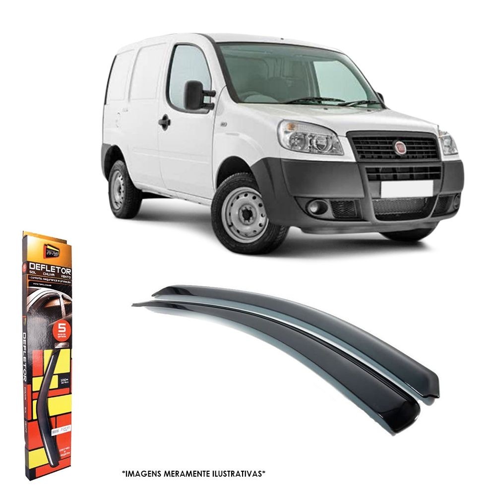 Calha de Chuva para Fiat Doblô 2001 a 2020 2 Portas TG Poli - 24015 em Oferta na Shopee