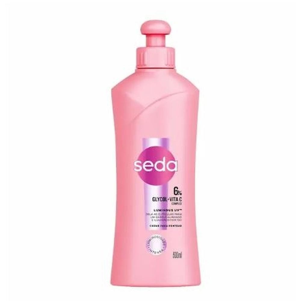 Creme para Pentear Seda Luminous UV 300ml em Oferta na Shopee