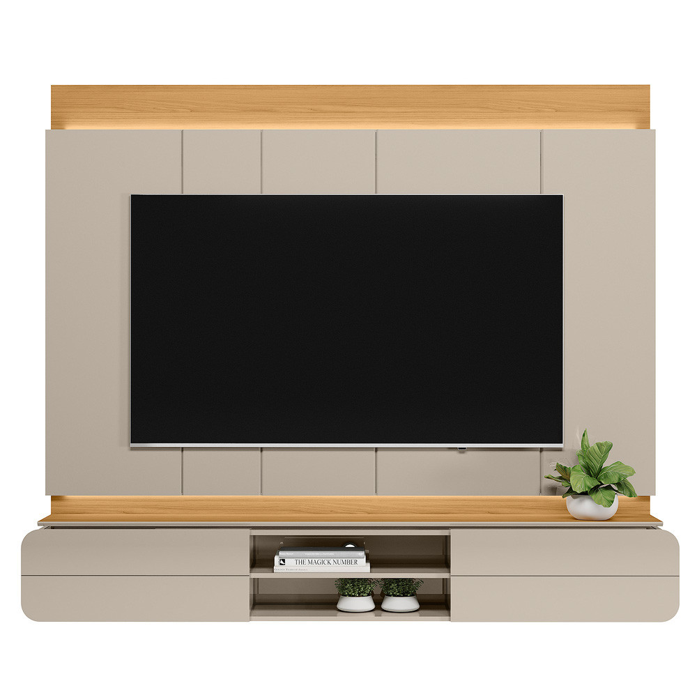 Painel para TV até 75 Polegadas Zurique Linea Brasil em Oferta na Shopee
