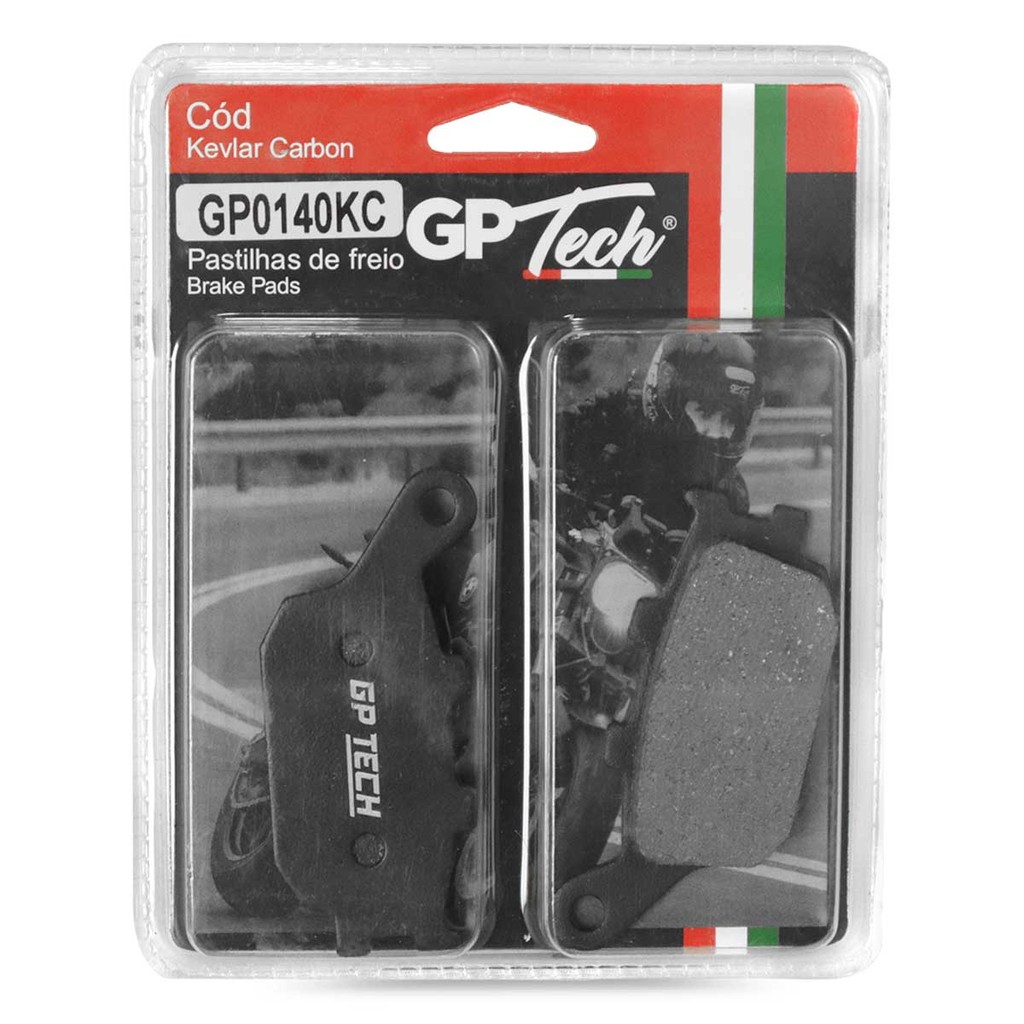 Pastilha Freio Traseira Gp Tech Cb 300r Xre 300 Hornet Xj6 Africa Twin 1000/1100