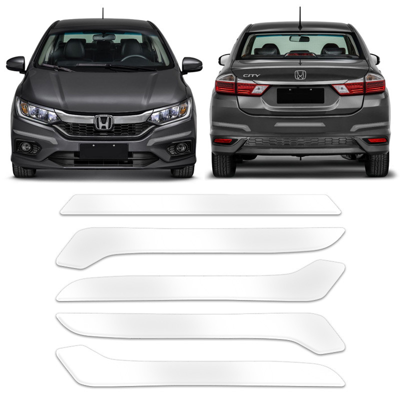 Kit Bumper Parachoque Protetor Universal Transparente Grande