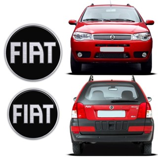 Kit Emblemas Palio Fire Weekend 2004/08 Fiat Black Resinado em Oferta na Shopee
