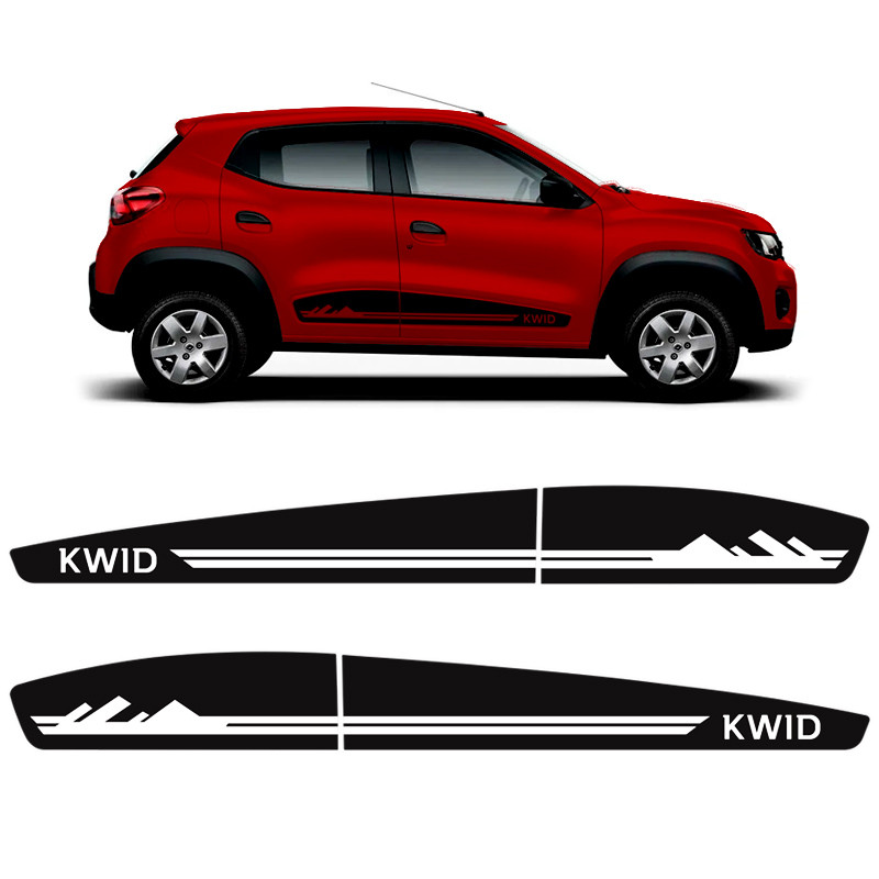 Faixa Lateral Kwid Montanhas Adesivo Modelo Decorativo em Oferta na Shopee