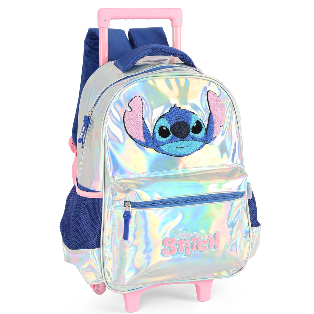 Mochila Mochilete  Escolar Rodinha E Costa Stitch Grande Original Licenciada Filme Novo 2025