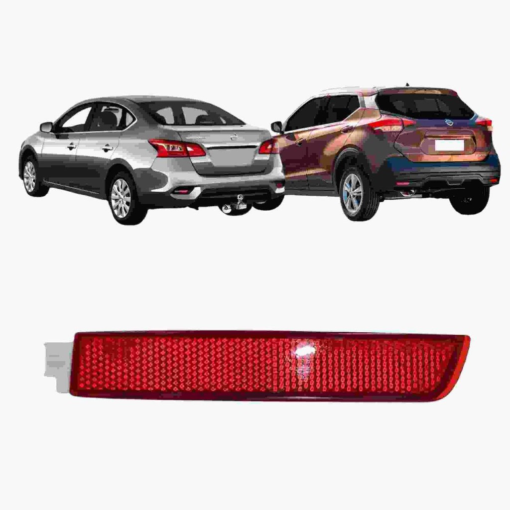 Refletor Parachoque Traseiro Sentra 14/2019 Kicks 2017/2021 Lado Esquerdo