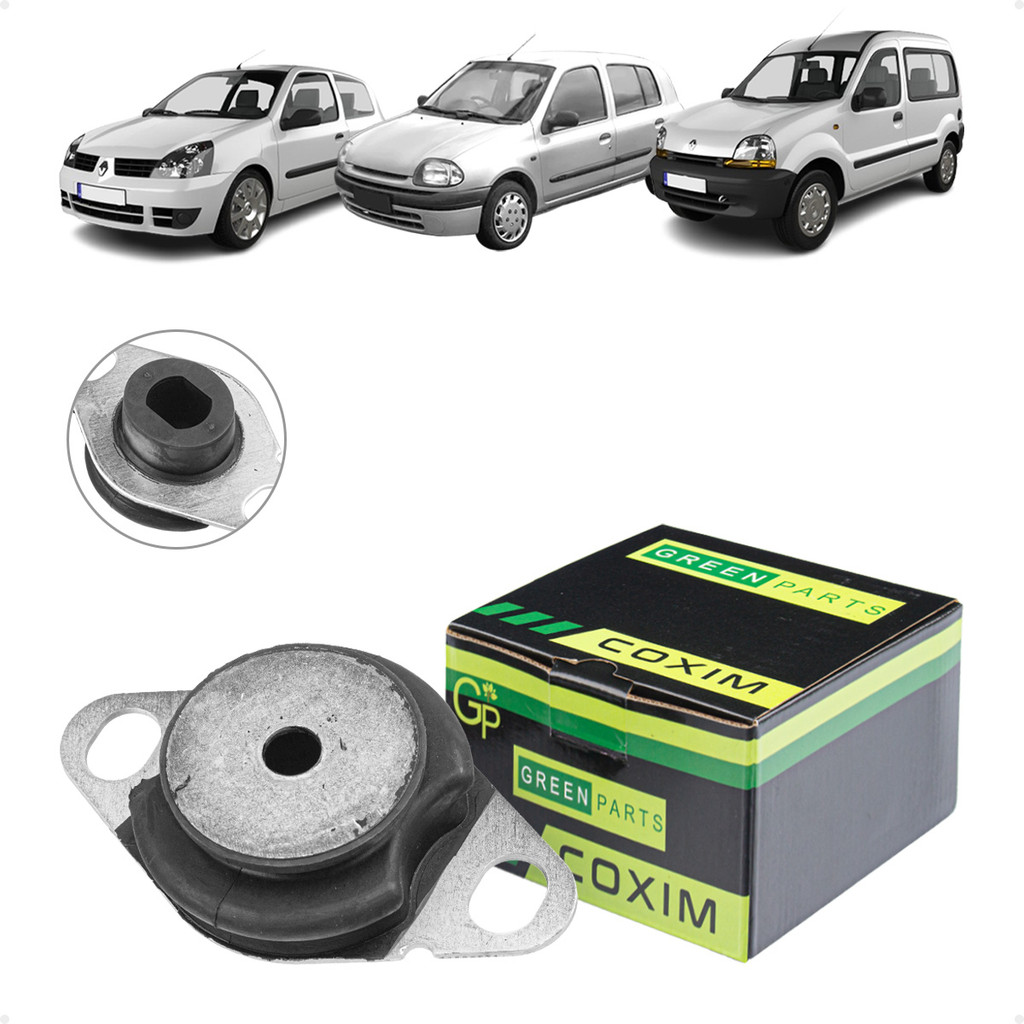 Coxim Câmbio Superior Esquerdo Renault Clio 1.0 8V 1999 a 2008 Renault Clio 1.0 16V 99-16/ Renault Kangoo 2002 a 2007 em Oferta na Shopee