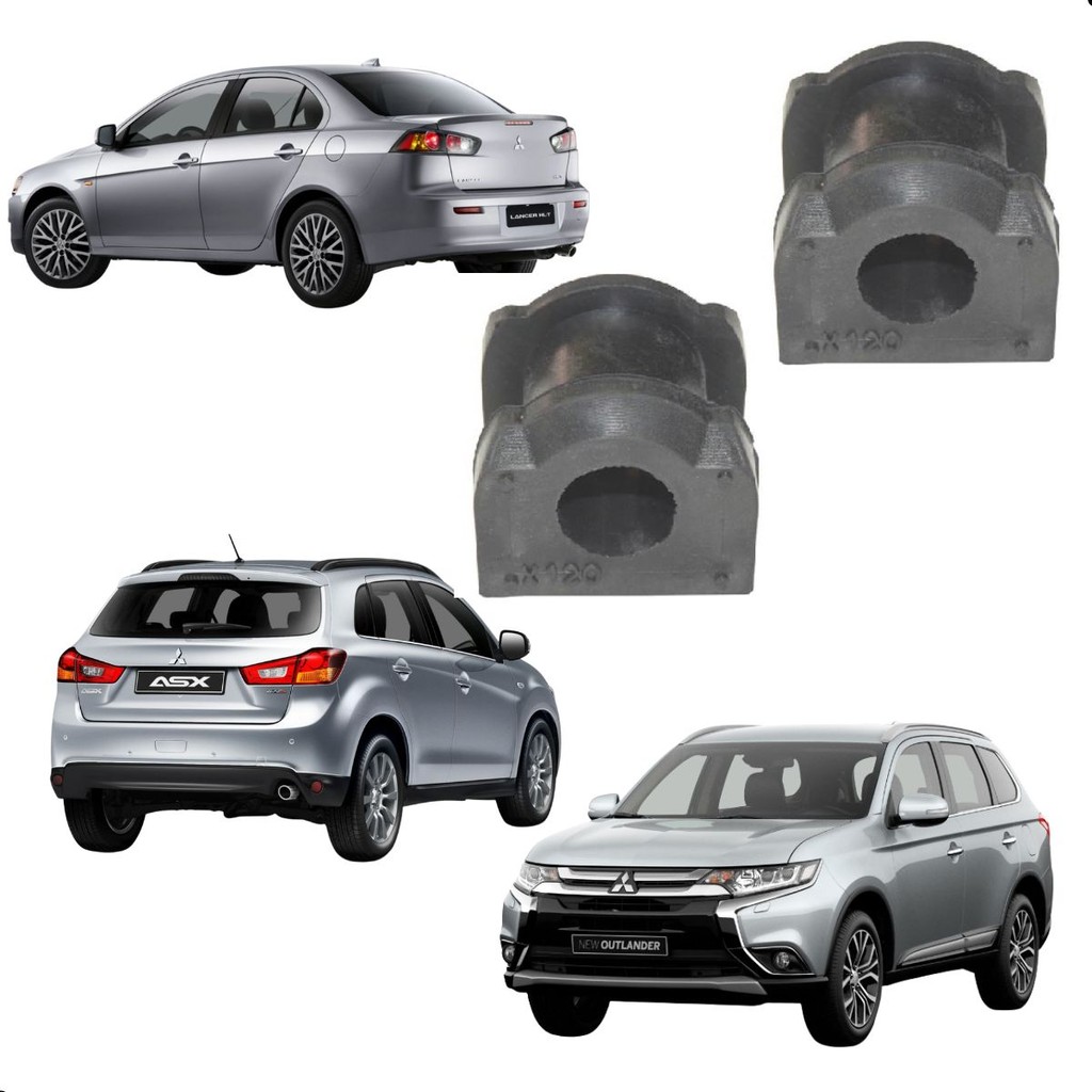 2 Buchas Barra Estabilizadora Dianteira Outlander ASX Lancer