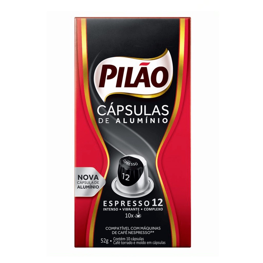 Cápsula de Café Espresso 12 10x5,2g Pilão em Oferta na Shopee