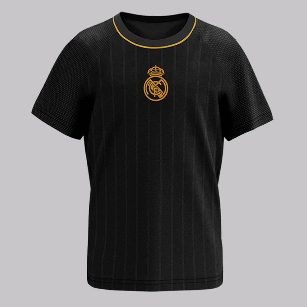 Camisa Real Madrid Lenda Infantil Preta em Oferta na Shopee