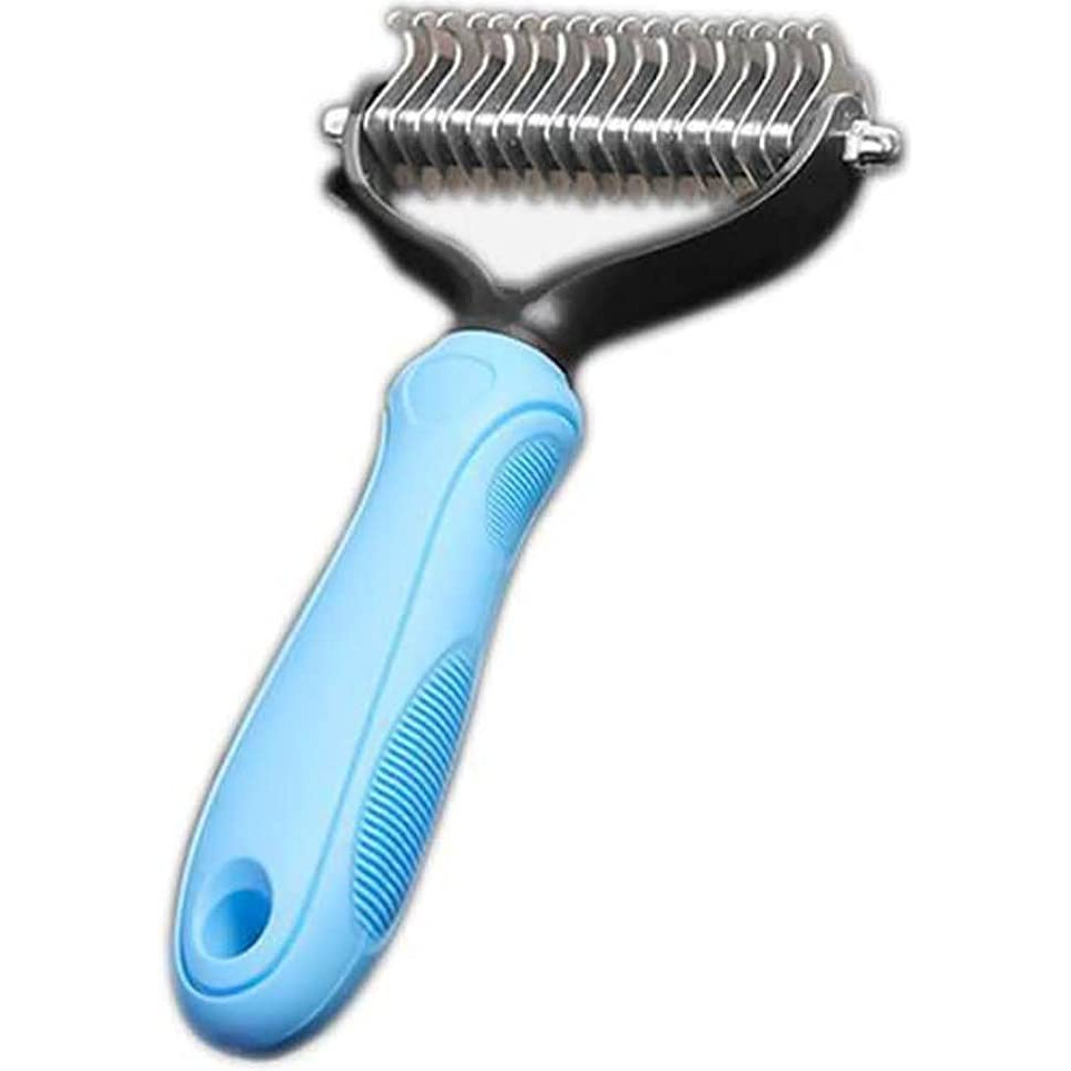 Desembolador de Pelos Longos Cachorro Gato Pet Escova Pente Rake Pet Shop Groomer Simples e Duplo ! — R$ 20,67 em Shopee