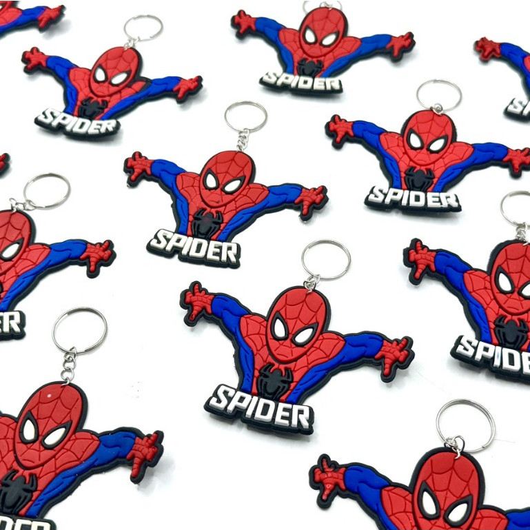 Homem Aranha Chaveiro Super Herói 10un Lembrancinha Tema Festa Novidade Marvel  Grande
