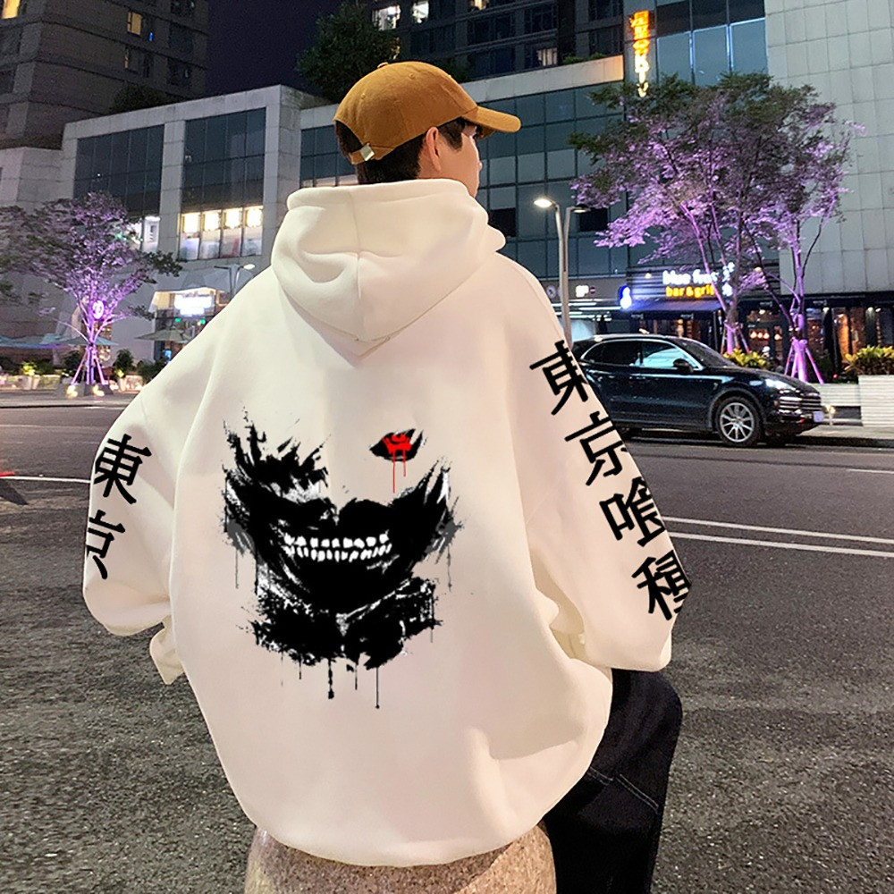 Blusa Moletom Ken Kaneki Casaco Flanelado De Frio Lançamento Promoção Casual Unissex Feminino Masculino Blusa De Frio