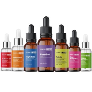 Dermachem Sérum Clareador Peônia Peptideos Bioretinol Rosa Mosqueta Secativo Hyaluronic - 30ml em Oferta na Shopee