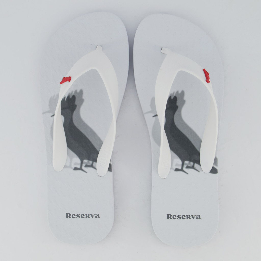 Chinelo Reserva Pica Pau Blur Branco