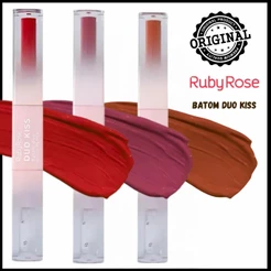 Batom Duo Kiss LipsTick Ruby Rose HBL6203