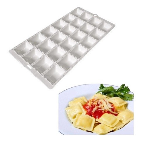 KIT com 1 ou 2 Formas Para Modelar Mini Pasteis e Ravioli Massa 24 Cavas em Oferta na Shopee