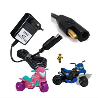 Fonte Carregador 6v 900ma Moto Elétrica Bandeirante Bivolt