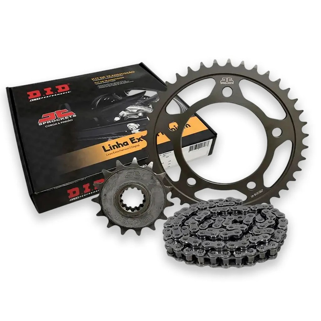 Kit RELACAO Transmissao YAMAHA Mt07 2016 A 2023 Com Ret Did 108zb — imagem 2 de 2