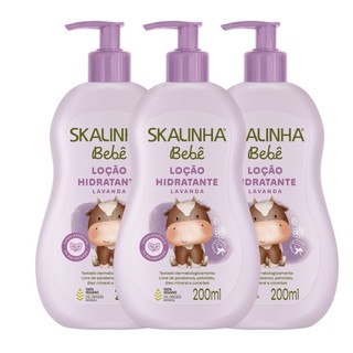 Kit 3 Loção Hidratante Bebê Infantil Lavanda Vegano Skalinha em Oferta na Shopee