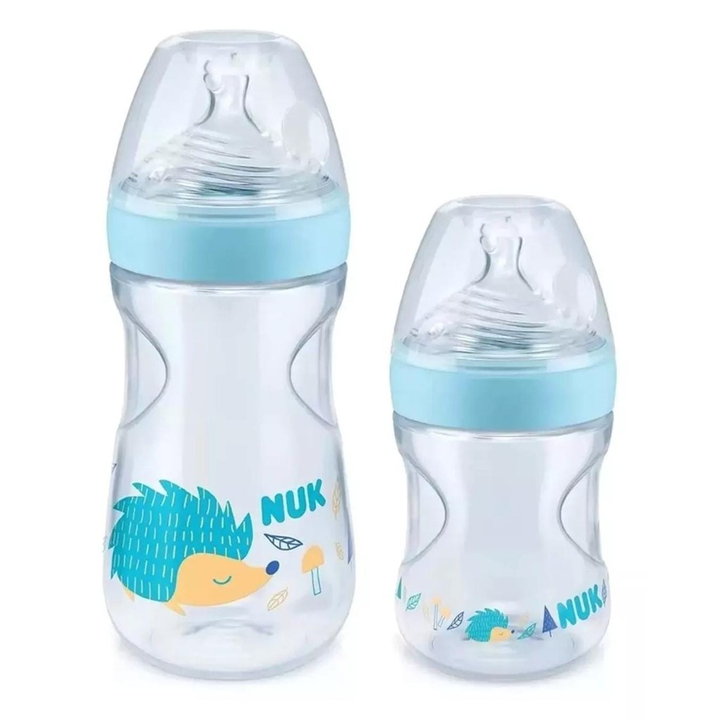 Kit 2 Mamadeira 150/270Ml Rosa Nuk Essence Smart Flow
