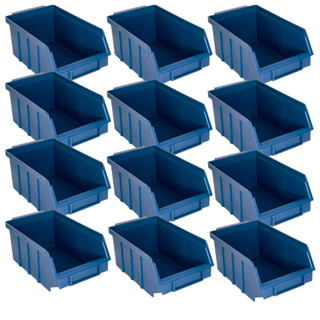 Kit Com 24 Gaveteiros de Plástico Organizador Bin Nº 3 - AZUL em Oferta na Shopee