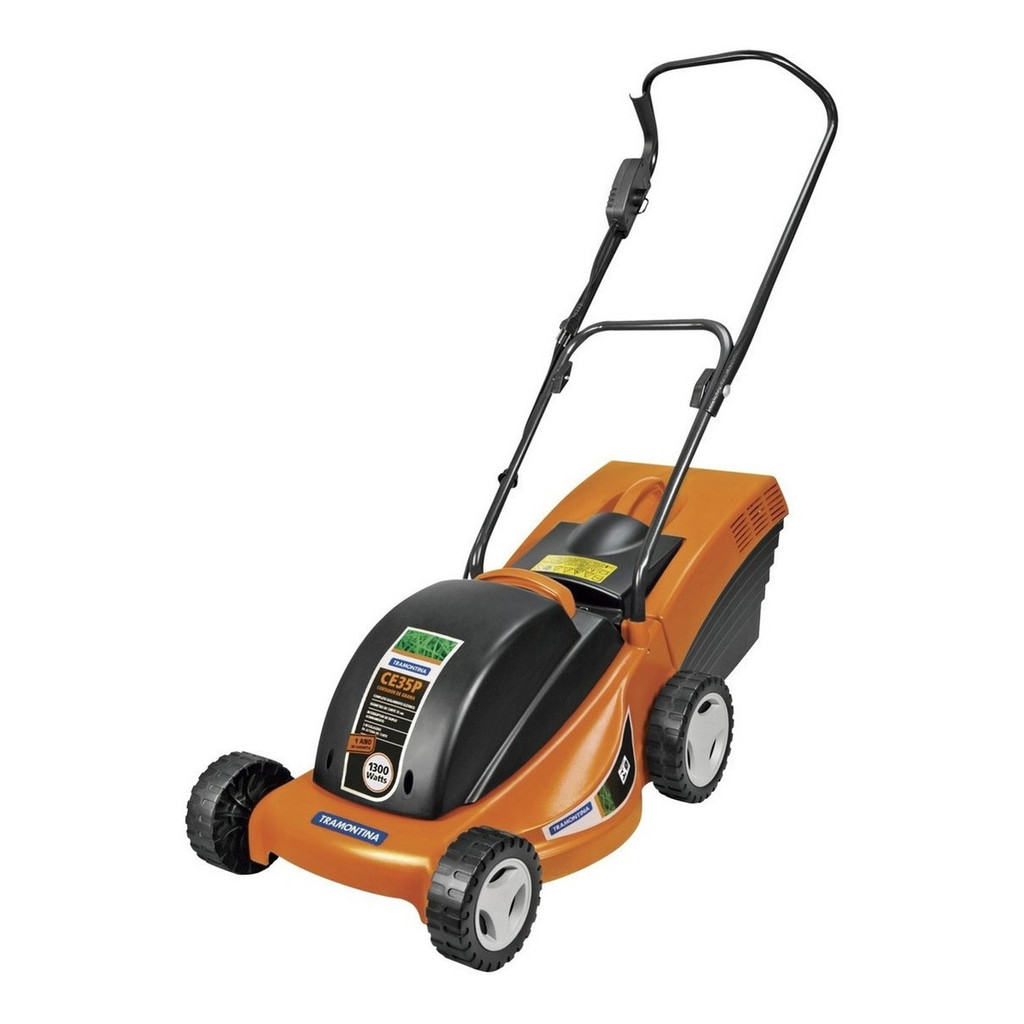 Cortador De Grama Elétrico Tramontina 1300w Cesto Recolhedor