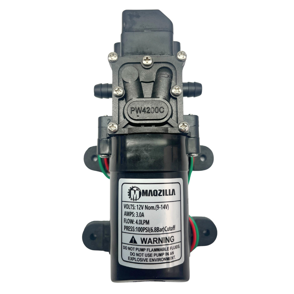 Bomba Água Elétrica de Diafragma 12V 4L/min 6,8bar 100psi em Oferta na Shopee