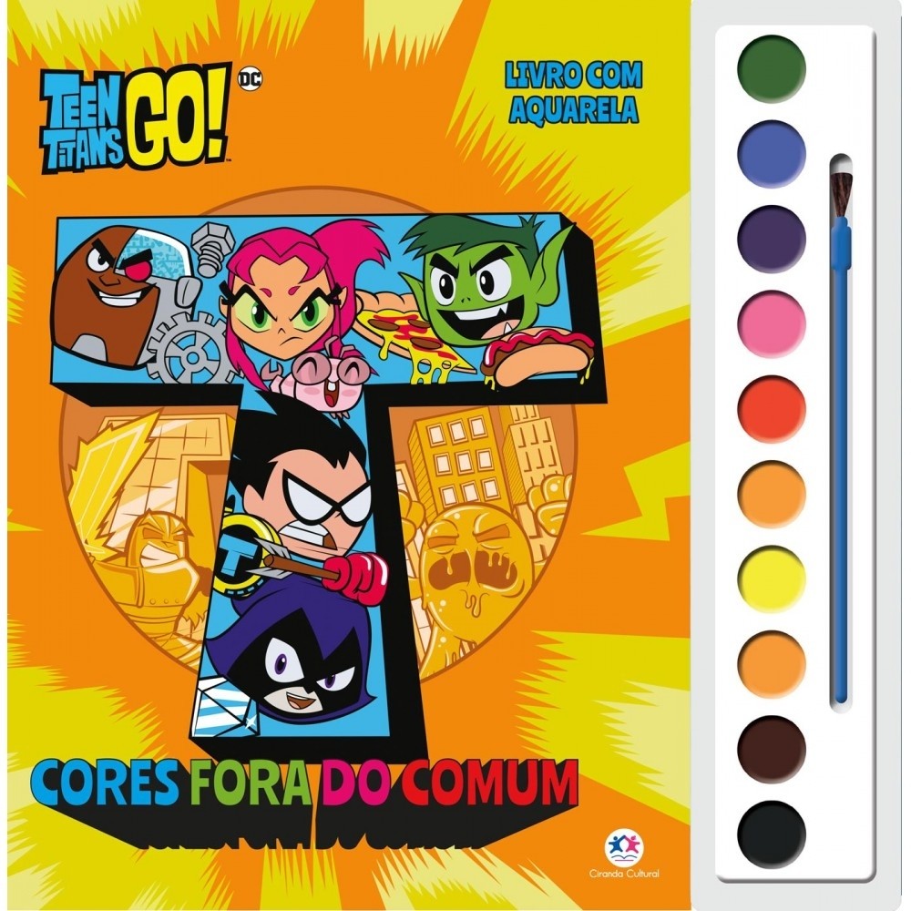 Livro Aquarela Jovens Titãs - Cores fora do comum em Oferta na Shopee