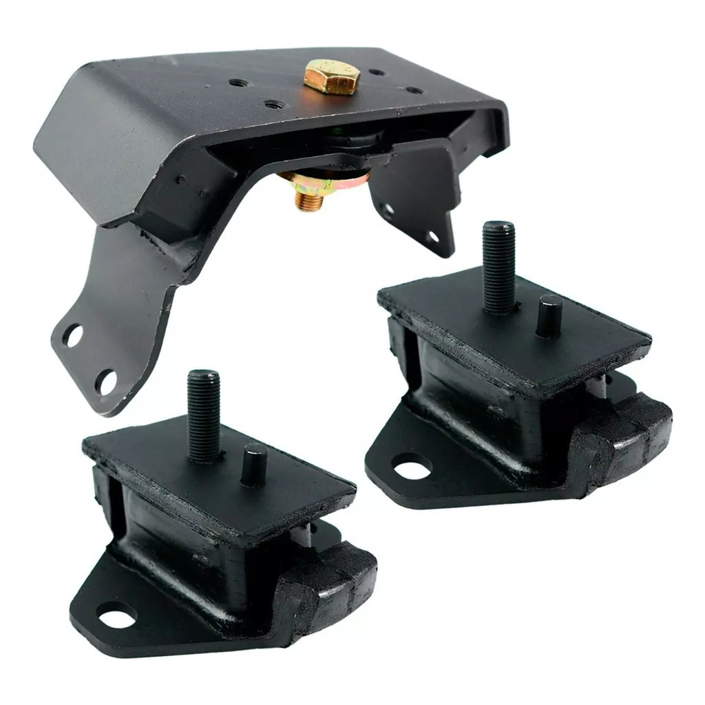 Kit 2 Coxins do Motor e 1 do Cambio Hilux 4X4 SW4 Motor 3.0 Turbo Diesel 1996 1997 1998 1999 2000 2001 2002 2003 2004