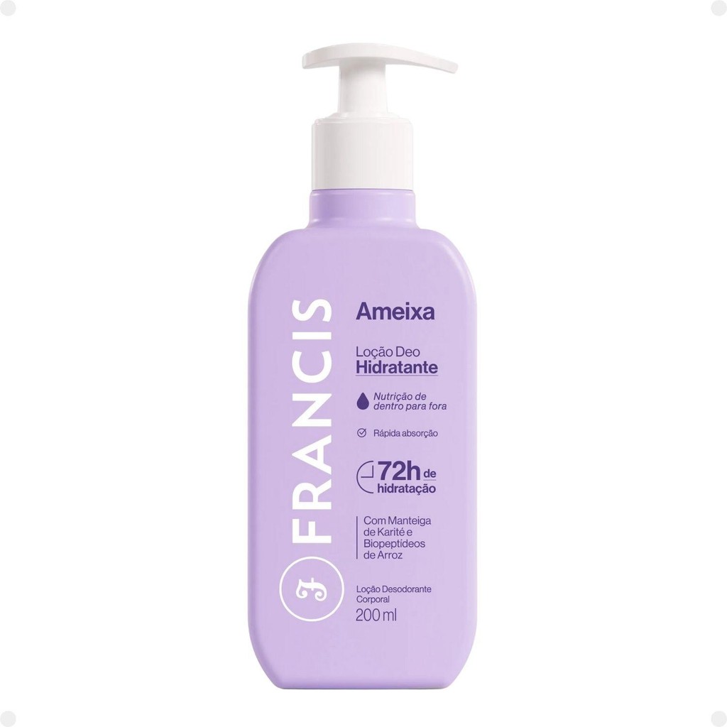Loção Deo Hidratante Francis Ameixa 200ml