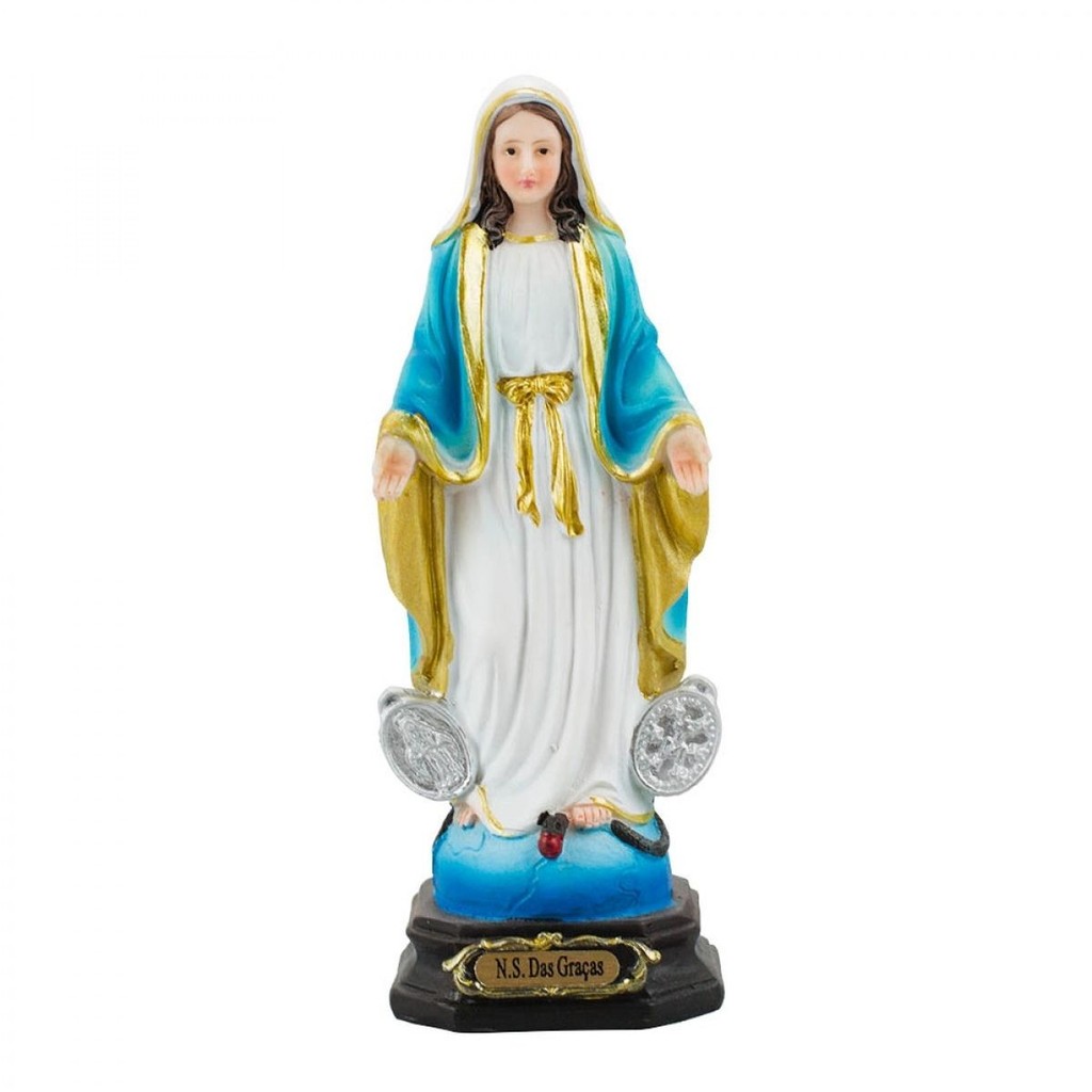 Nossa Senhora Das Graças 14cm - Enfeite Resina