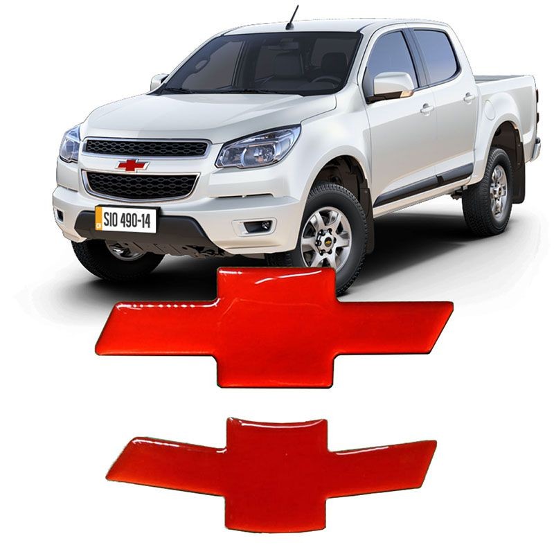 Gravata Adesiva Resinada S10 2012 a 2017 Vermelho Refletivo em Oferta na Shopee