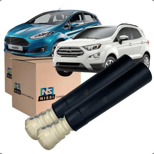Par Kit Amortecedor Traseiro New Fiesta 2012 2013 2014 2015 A 2018 Ecosport 2013 2014 2015 A 2018 em Oferta na Shopee