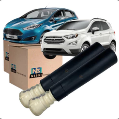 Par Kit Amortecedor Traseiro New Fiesta 2012 2013 2014 2015 A 2018 Ecosport 2013 2014 2015 A 2018