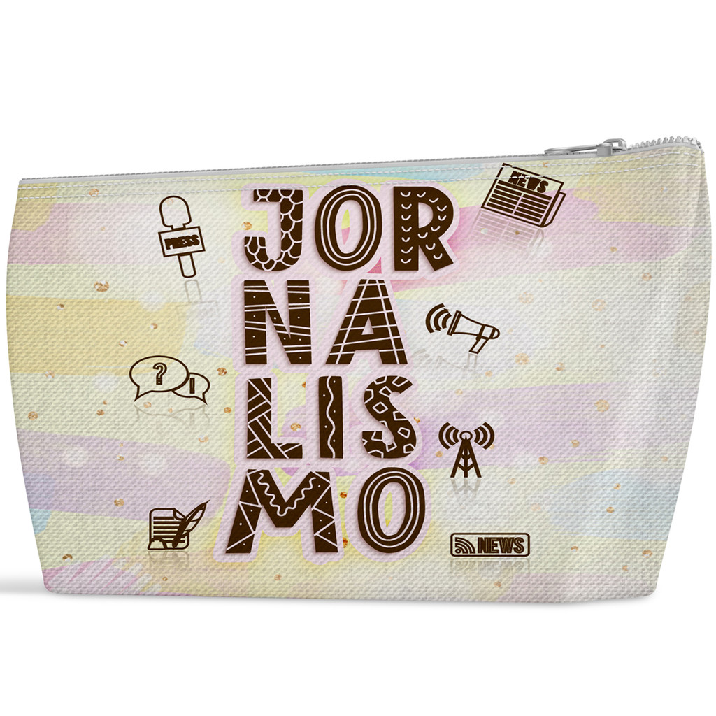 necessaire jornalismo bolsinha jornalista organizadora curso