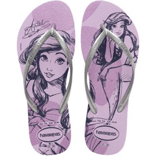 Chinelo Infantil Havaianas Slim Princesas - Roxo em Oferta na Shopee