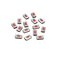 Chave Tactil SMD 3x6x2,5mm 180º 2 Terminais
