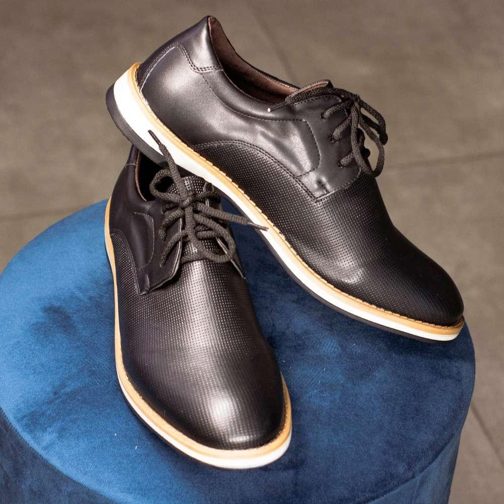 Sapato Masculino Oxford Derby Casual Confortável Ideal para Uso Diário Estilo Atemporal