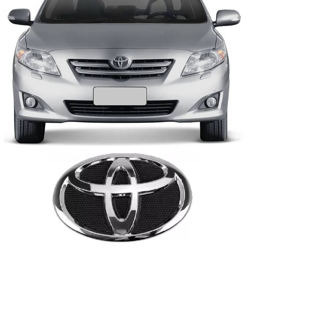 Emblema Grade Dianteira Radiador Corolla 2009 2010 2011 2012 2013 2014 em Oferta na Shopee