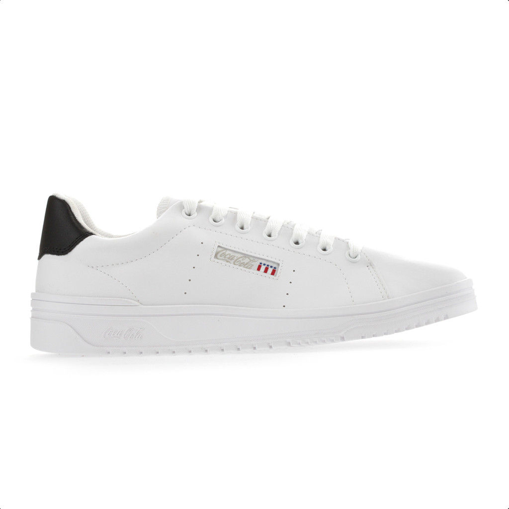 Tênis Coca Cola March Maverick Branco e Preto - Masculino