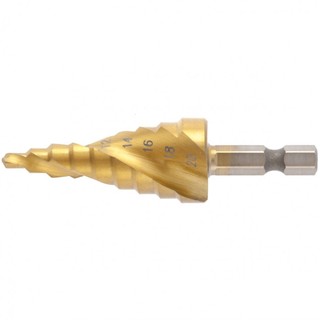 Broca escalonada aço rápido 4 a 20 mm - 723569 - MTX em Oferta na Shopee