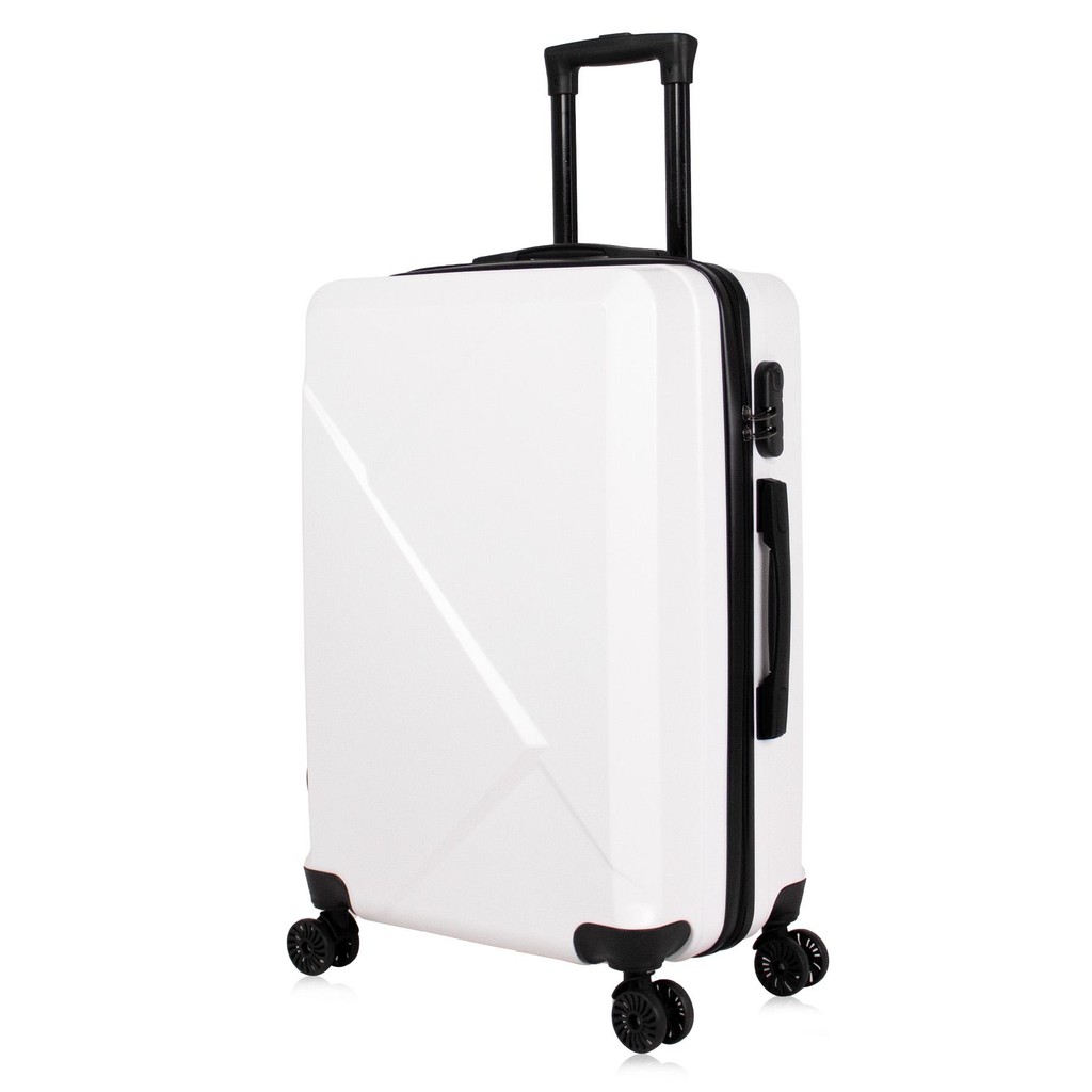 Mala de viagem média 23kg Sparta Branco Swiss Move