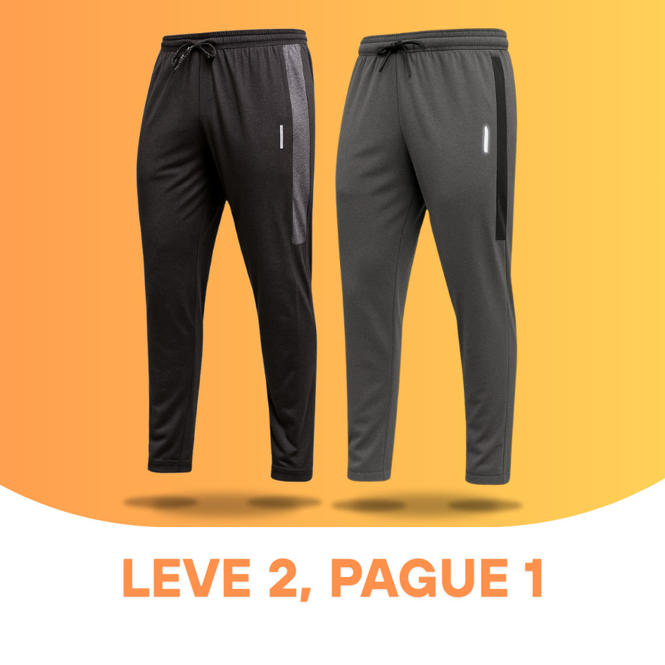 Kit 2 Calças Masculinas Dryfit Com Elastano Academia Calça esportiva