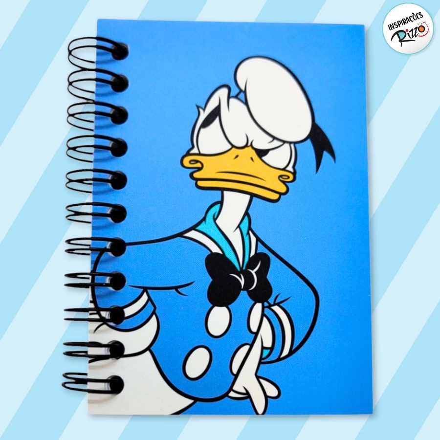 Caderninho de Anotações - Pato Donald - 50 Folhas - 7x10cm - 1 unidade - Disney Original - Rizzo em Oferta na Shopee