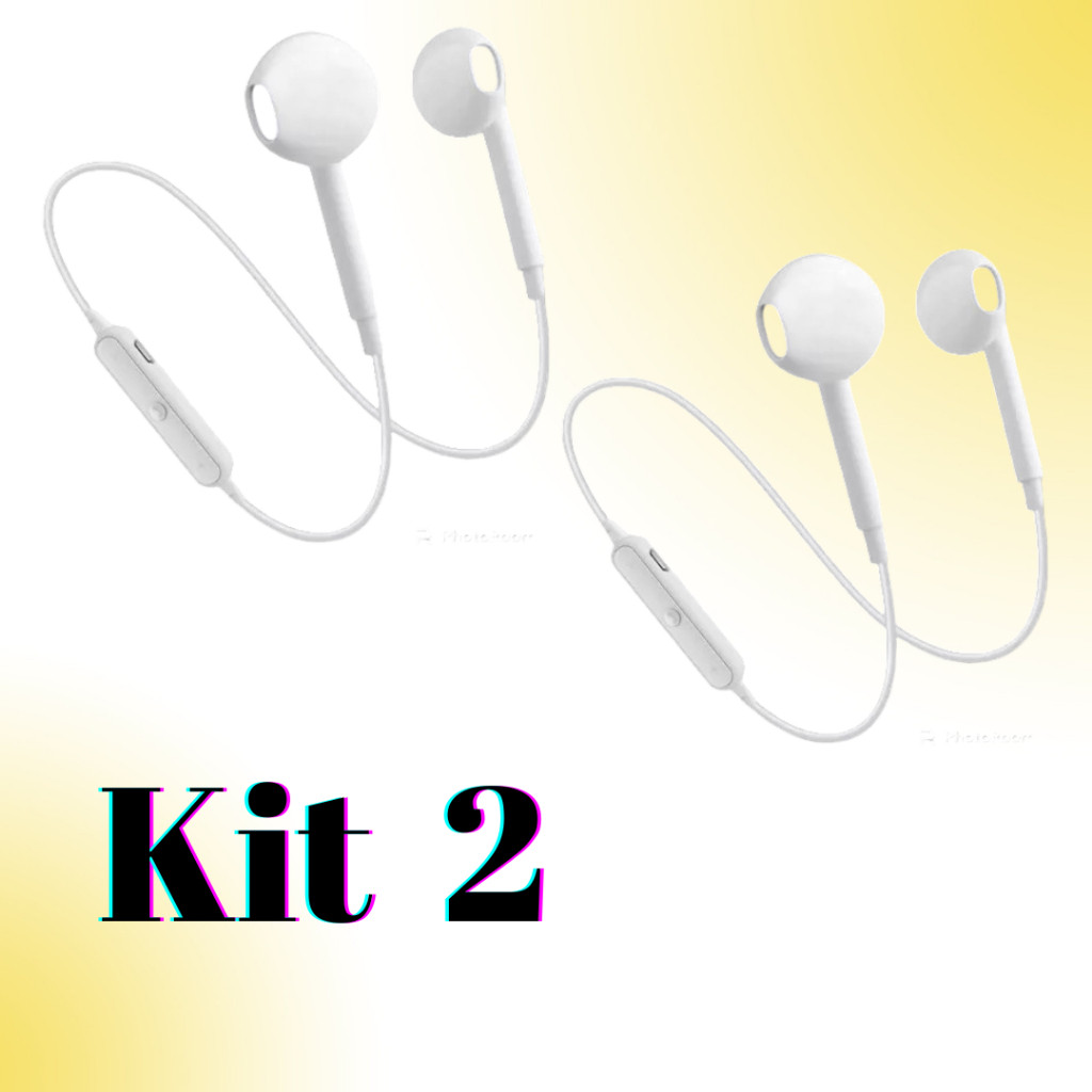 Kit 2 Fone de Ouvido Bluetooth KA-S6 para Todos os Celulares em Oferta na Shopee