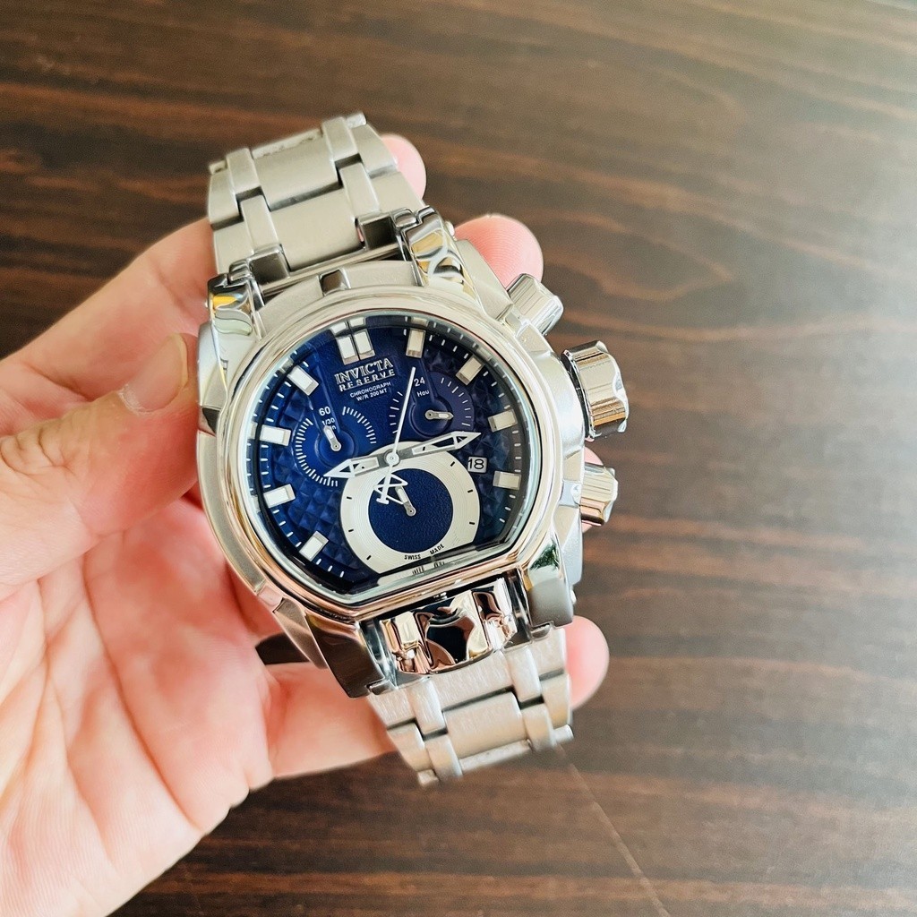 (Novo) Função Invicta Reserva Parafuso Zeus  Trabalhando Homens  Quartzo Relógio Wirstwatch Presentes De Feriado